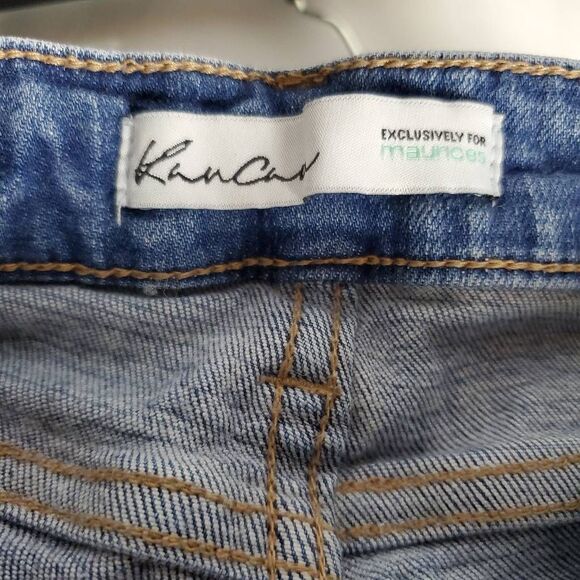 KanCan for Maurices Women’s High Rise Skinny Jeans Size 26 Button Fly Distressed - Picture 5 of 10